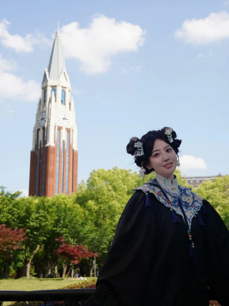 Shuyan Wang portrait at campus tower